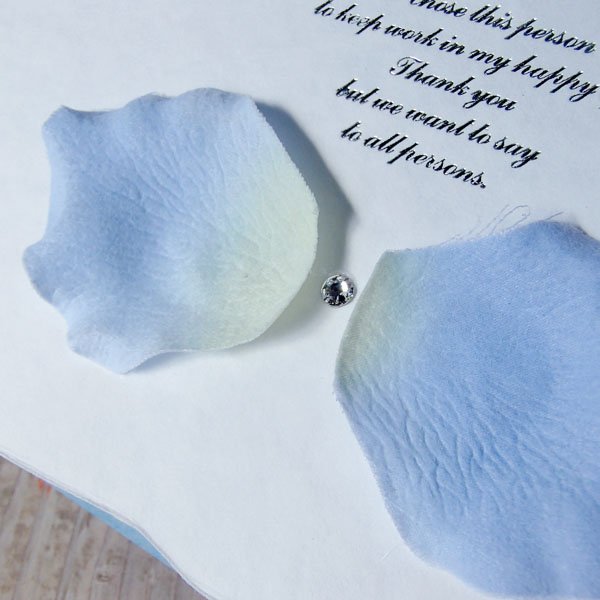画像2: アンジュ・ブルー 結婚式招待状(印刷別)
